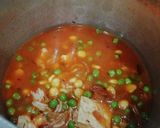 A picture of step 5 of Corn & Peas Pulav.