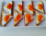 Foto del paso 4 de la receta: Triangulos integrales con salmon y queso stracchino