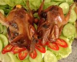 Hình bước làm 2 của món Chim cúc nướng lò
