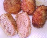 A picture of step 5 of Menchi Katsu Style Ground Pork Fritters.