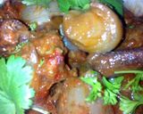 A picture of step 6 of Sig's Shallot,Date and Lamb/Tofu Tagine.