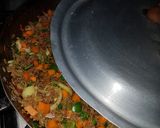 A picture of step 4 of Bolognese.