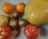 Fruit nuts and a vegetable salad recipe step 1 photo