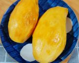 Gambar langkah 4 resipi Pulut Mangga.