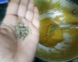 A picture of step 3 of Besan ladoo.