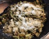 Une image de l'étape 5 de Cassolettes de puntarelle aux anchois et parmesan.