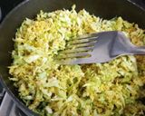 A picture of step 6 of Cabbage Thoran.