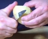 A picture of step 1 of Fondant potatoes.