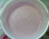 A picture of step 4 of Strawberry and Blueberry No-Bake Cheesecake Mousse.