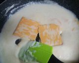 A picture of step 4 of Cheese Fondue-Style Dressing.