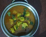 A picture of step 9 of Gatte ki sabzi.
