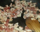 A picture of step 2 of The Lazy Pasta Carbonara.
