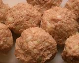 A picture of step 4 of Our Family's Easy Menchi Katsu (Fried Meat Patties).