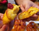 Foto langkah ke 5 dari resep Pumpkin bread low carb #rotiketo #rotidebm.
