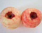 A picture of step 3 of Pink Hued Apple Jam using Red Gold Apples.