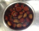 A picture of step 1 of Chestnuts Cooked in Syrup.