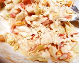 Une image de l'étape 5 de Coquillages feuilletés apéritifs saumon ail et fines herbes et surimi sauce cocktail 😋.