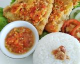Foto langkah ke 10 dari resep Telur crispy geprek.