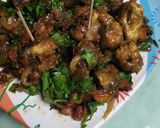 A picture of step 8 of Gobhi Manchurian.