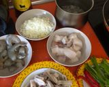 Foto del paso 1 de la receta: Arroz meloso de rape y calamar