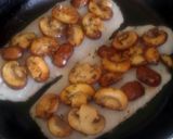 A picture of step 3 of Vickys Crumbed Fish with Garlic Mushrooms, Gluten, Dairy, Egg & Soy-Free.