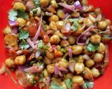A picture of step 6 of White chickpeas chaat.