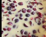 Une image de l'étape 2 de Gâteau léger cerises et vanille.