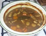 A picture of step 10 of Beef Bourguignon.