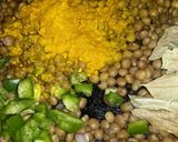 A picture of step 5 of Sig's Stuffed Sweet Pepper in a Creamy Dhal Sauce.