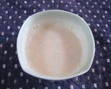 A picture of step 1 of Sake Lees and Condensed Milk Toast.