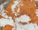 A picture of step 4 of GAJAR HALWA(made of jaggery and milk powder).