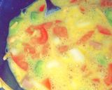 A picture of step 2 of Loaded Scrambled Eggs.