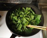 A picture of step 1 of Easy and Delicious Baked Spinach and Egg.