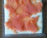 A picture of step 1 of For Breakfast Mentaiko Cheese Toast Sandwich Easy!.