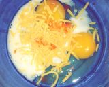 A picture of step 1 of Loaded Scrambled Eggs.