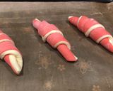 Foto del paso 2 de la receta: Croissant Sakura (o de colores)
