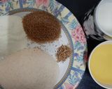 A picture of step 1 of Aflatoon Mithai.