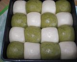 A picture of step 7 of Springy Shiratama Checked Bread.