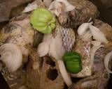 White basmati rice and fresh tilapia fish stew and salad recipe step 2 photo