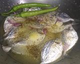 A picture of step 2 of Pony fish (Pangat na Sapsap).