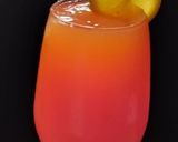 A picture of step 2 of Mango sunset mocktail.