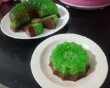 Foto langkah ke 6 dari resep Puding Lumut Pandan Coklat.