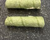 A picture of step 3 of Cajun turkey pinwheels.