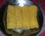 Foto langkah ke 4 dari resep Roti gulung piscokju (pisang,coklat,keju).