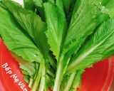 Hình bước làm 1 của món Canh cải xanh nấu tôm