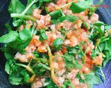 Hình bước làm 7 của món Xà Lách Xoong Sốt Cà Chua