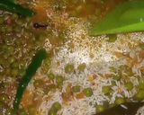 A picture of step 8 of Matar Pulao.