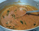 A picture of step 7 of Amlechi Uddamethi Raw Mango curry.