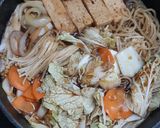 รูปขั้นตอนการทำที่ 3 ของ Sukiyaki แบบง่ายๆ (すき焼き)