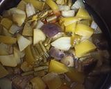 A picture of step 2 of Vegetables Santula.